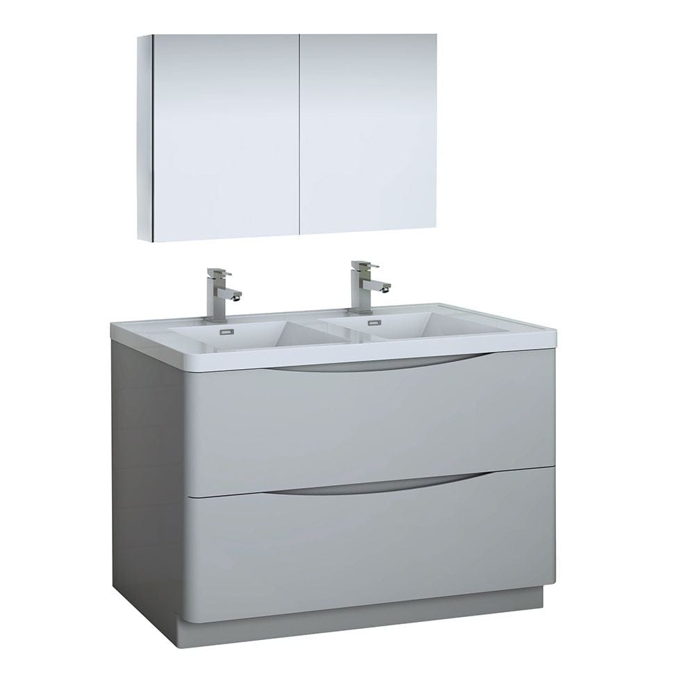 Freestanding Double Sink Bathroom Vanity