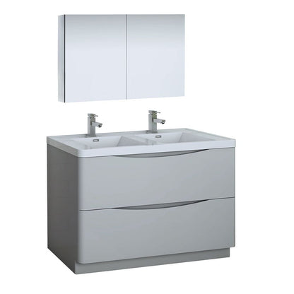 Freestanding Double Sink Bathroom Vanity