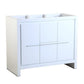 Fresca Allier 40" White Modern Bathroom Cabinet
