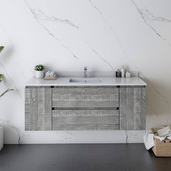 quartz stone countertop bathroom vanity