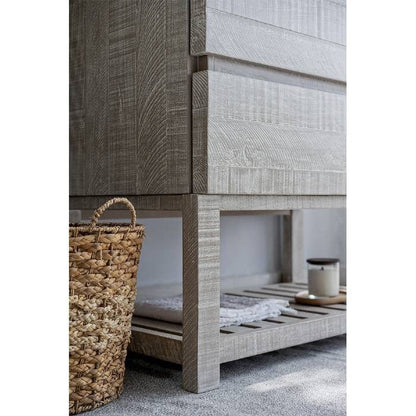 acasia wood material cabinet