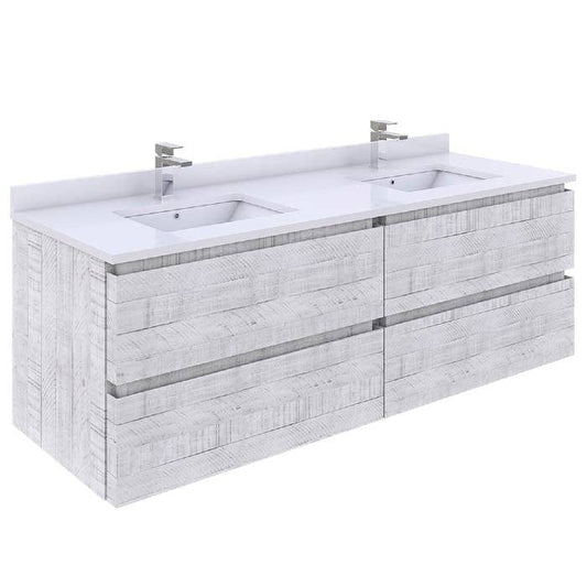 60 inch wall hung bathroom vanity