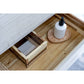 Fresca Formosa Modern 70" Rustic White Freestanding Double Sink Bathroom Cabinet