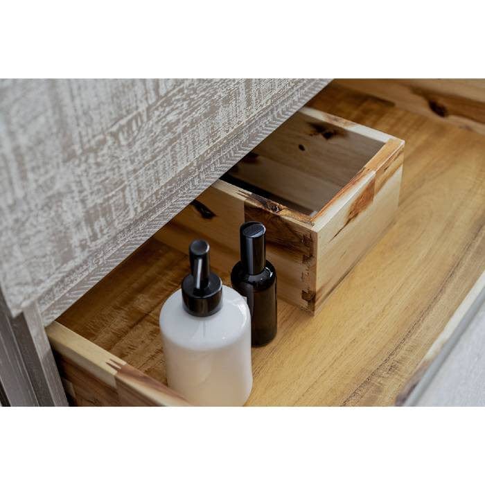 solid wood bathroom cabinet