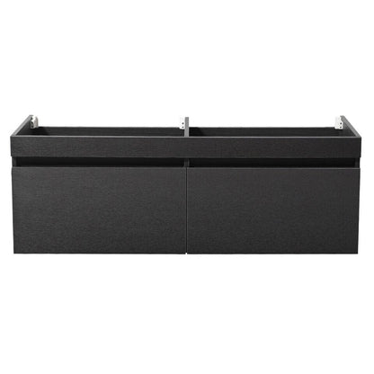 Fresca Largo 57 Black Modern Bathroom Cabinet