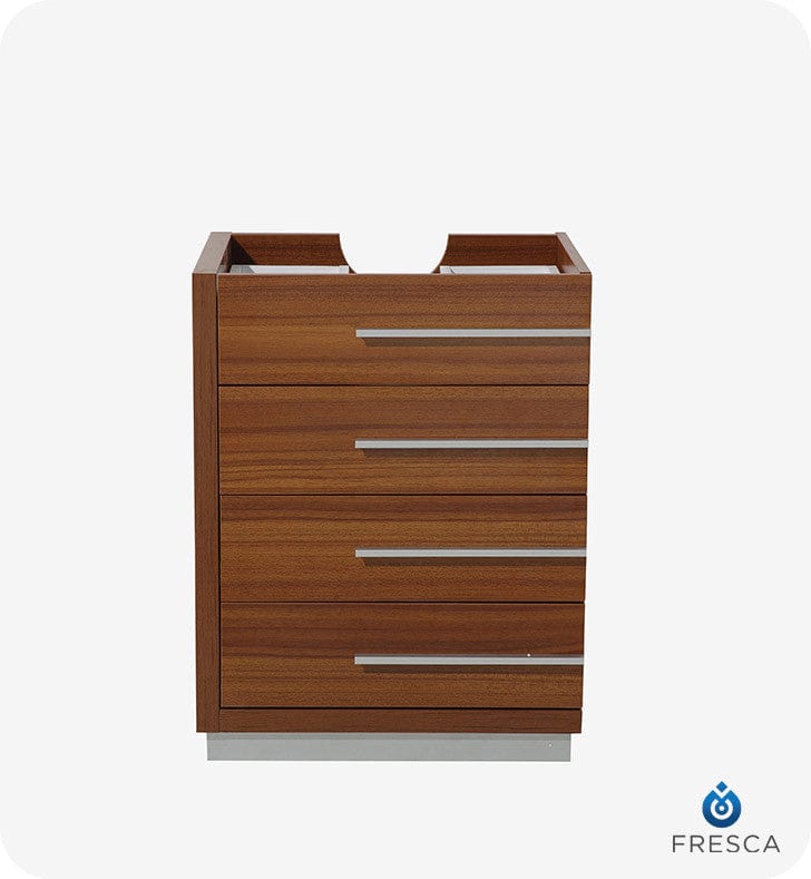 Fresca Livello 24 Teak Modern Bathroom Cabinet