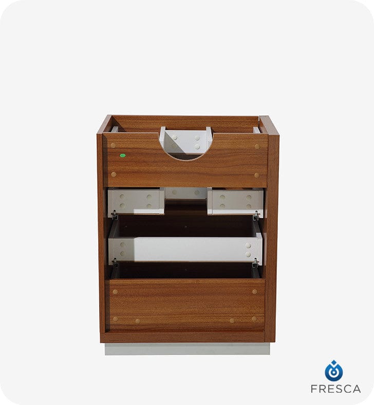 Fresca Livello 24 Teak Modern Bathroom Cabinet