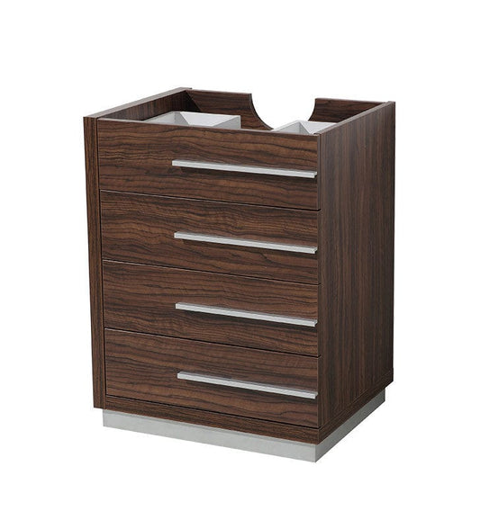 Fresca Livello 24" Walnut Modern Bathroom Cabinet