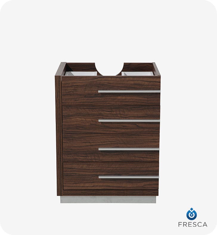 Fresca Livello 24 Walnut Modern Bathroom Cabinet