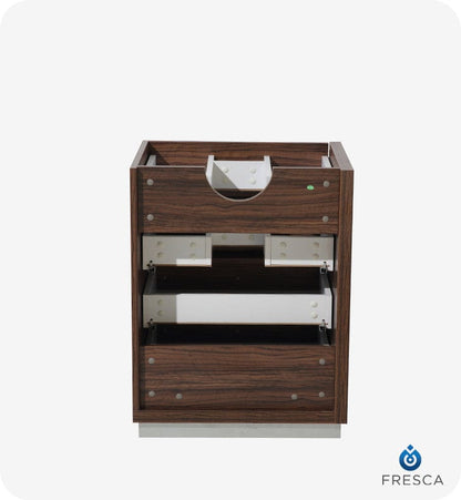 Fresca Livello 24 Walnut Modern Bathroom Cabinet