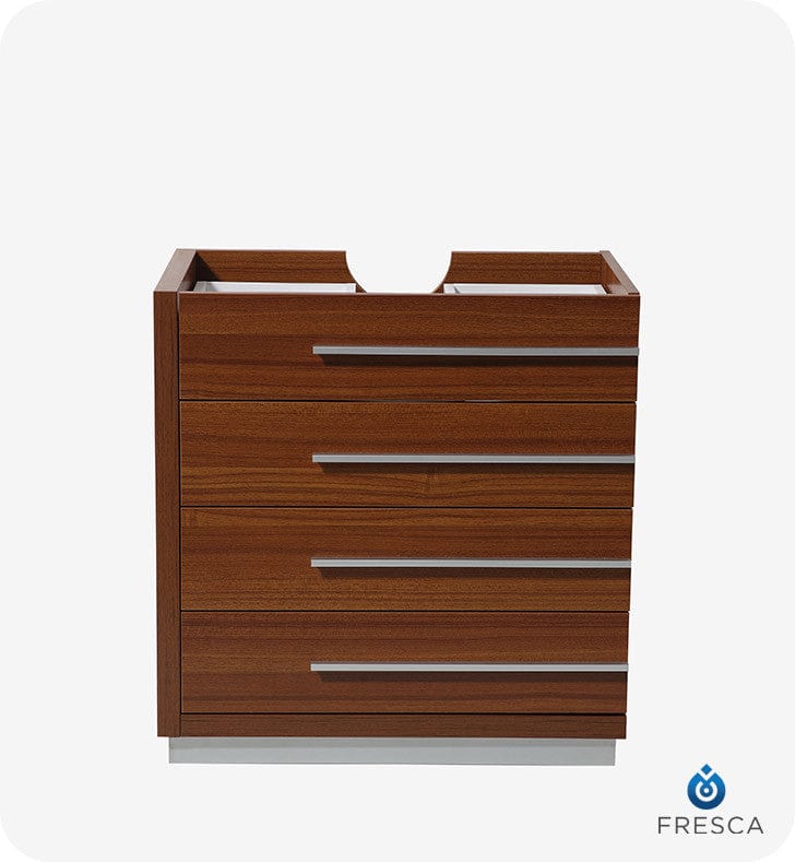 Fresca Livello 30 Teak Modern Bathroom Cabinet