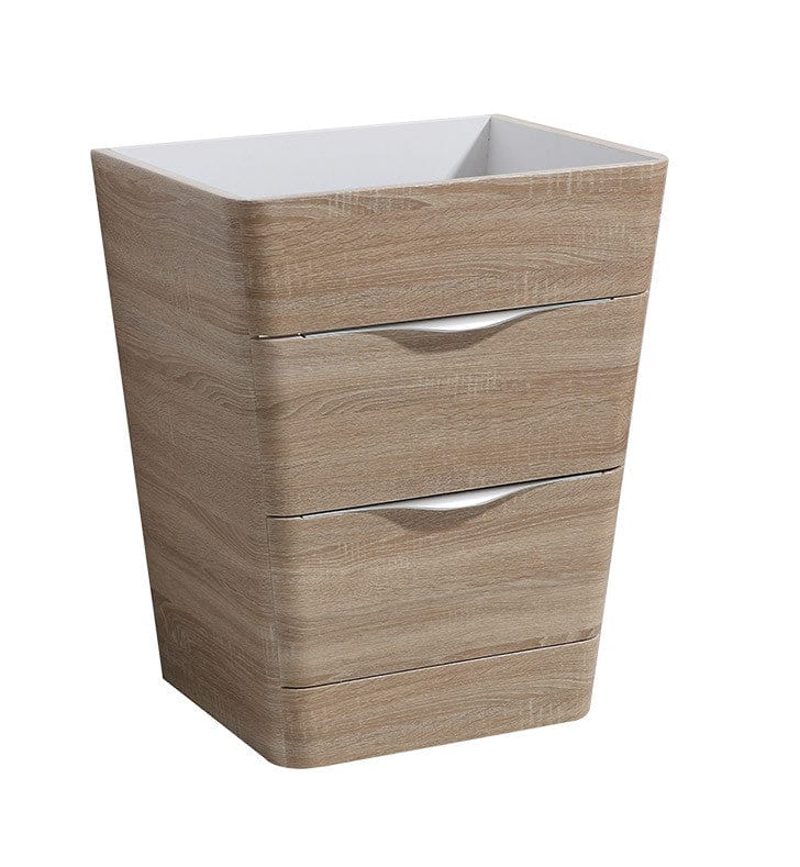 Fresca Milano 26" White Oak Modern Bathroom Cabinet