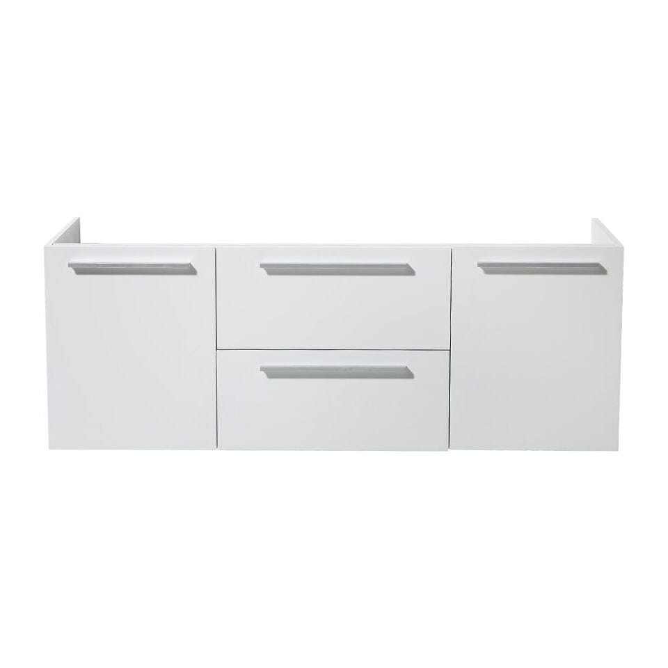 Fresca Opulento 54 White Modern Double Sink Cabinet