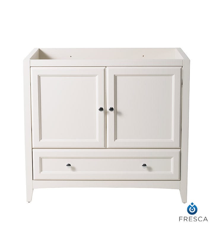 Fresca Oxford 36 Antique White Traditional Bathroom Cabinet