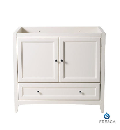 Fresca Oxford 36 Antique White Traditional Bathroom Cabinet