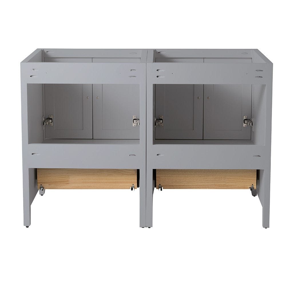 Fresca Oxford 48 Gray Traditional Double Sink Bathroom Cabinets