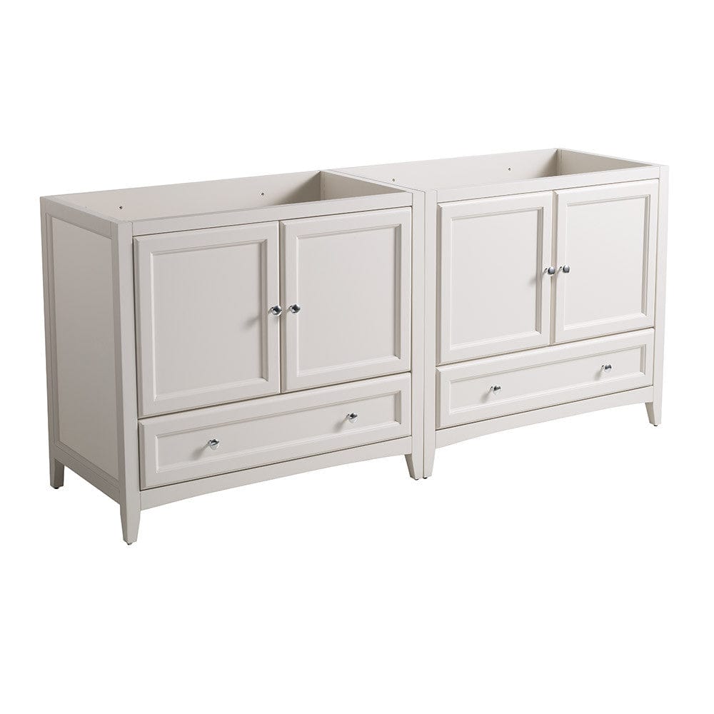 Fresca Oxford 71" Antique White Traditional Double Sink Bathroom Cabinets  - FCB20-3636AW