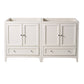 Fresca Oxford 71 Antique White Traditional Double Sink Bathroom Cabinets
