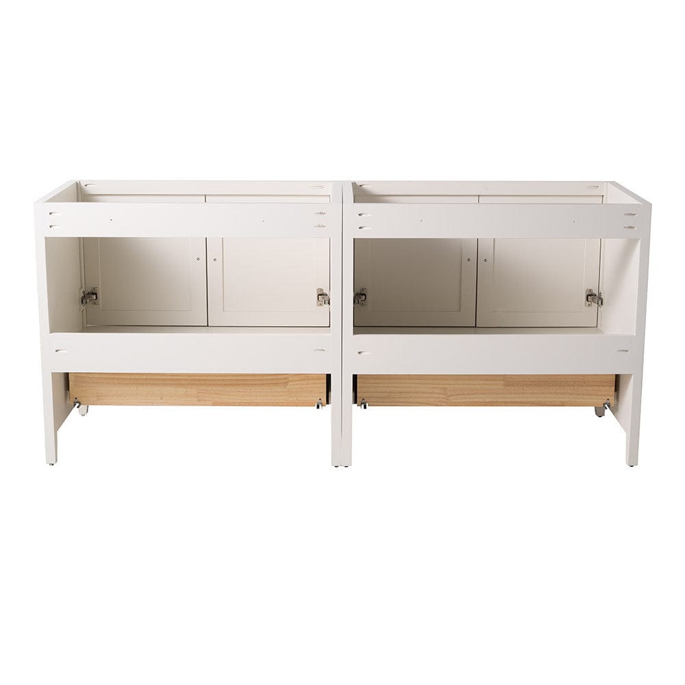 Fresca Oxford 71 Antique White Traditional Double Sink Bathroom Cabinets