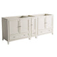 Fresca Oxford 83" Antique White Traditional Double Sink Bathroom Cabinets