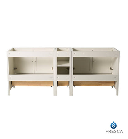 Fresca Oxford 83 Antique White Traditional Double Sink Bathroom Cabinets