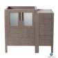 Fresca Torino 36 Gray Oak Modern Bathroom Cabinets