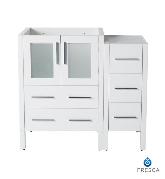 Fresca Torino 36 White Modern Bathroom Cabinets