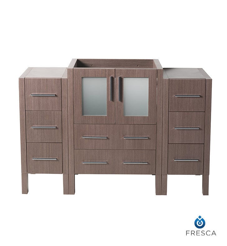 Fresca Torino 48 Gray Oak Modern Bathroom Cabinets