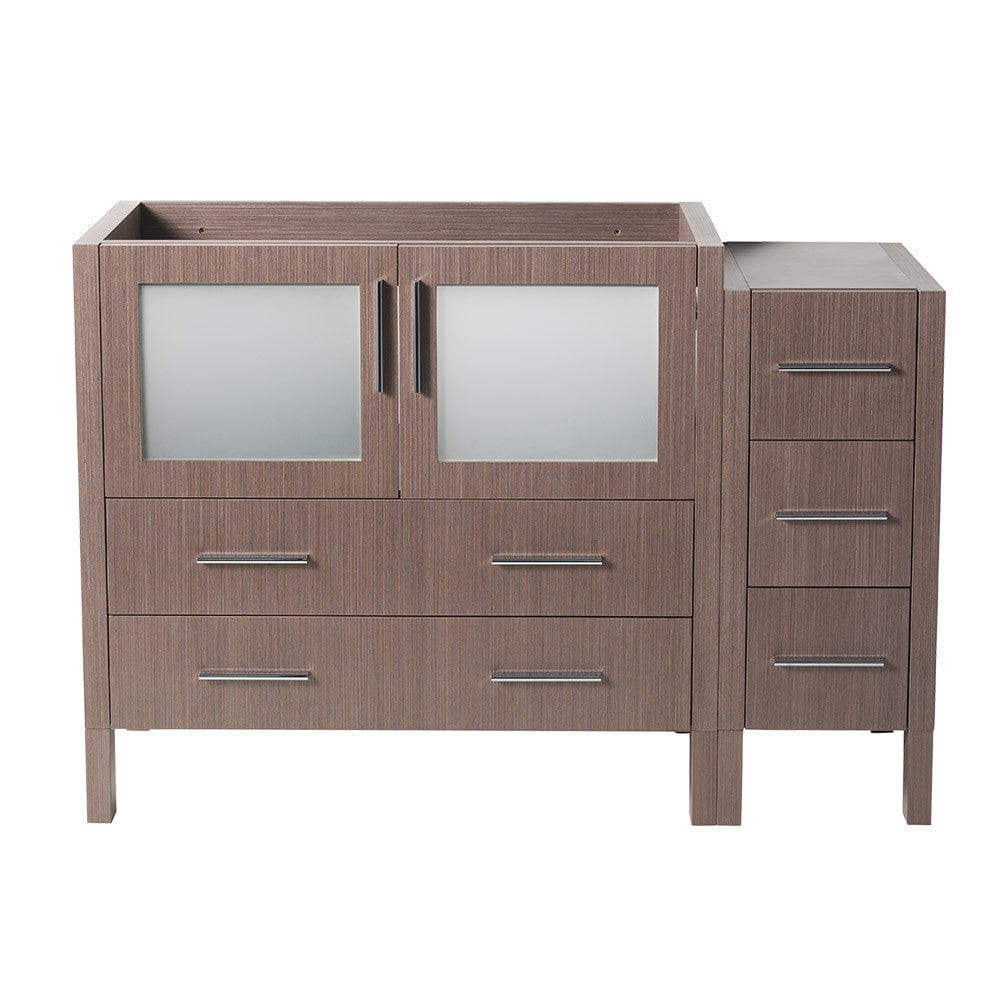 Fresca Torino 48 Gray Oak Modern Bathroom Cabinets