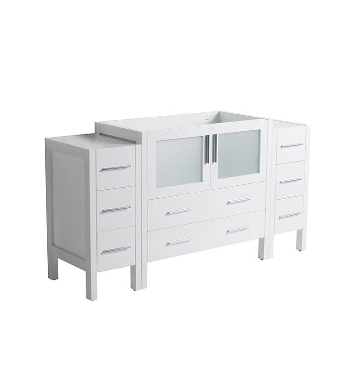 Fresca Torino 54" White Modern Bathroom Cabinets