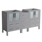 Fresca Torino 60 Gray Modern Bathroom Cabinets