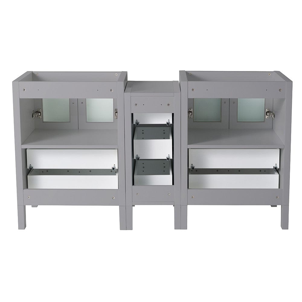 Fresca Torino 60 Gray Modern Bathroom Cabinets