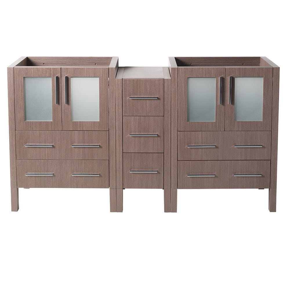 Fresca Torino 60 Gray Oak Modern Bathroom Cabinets