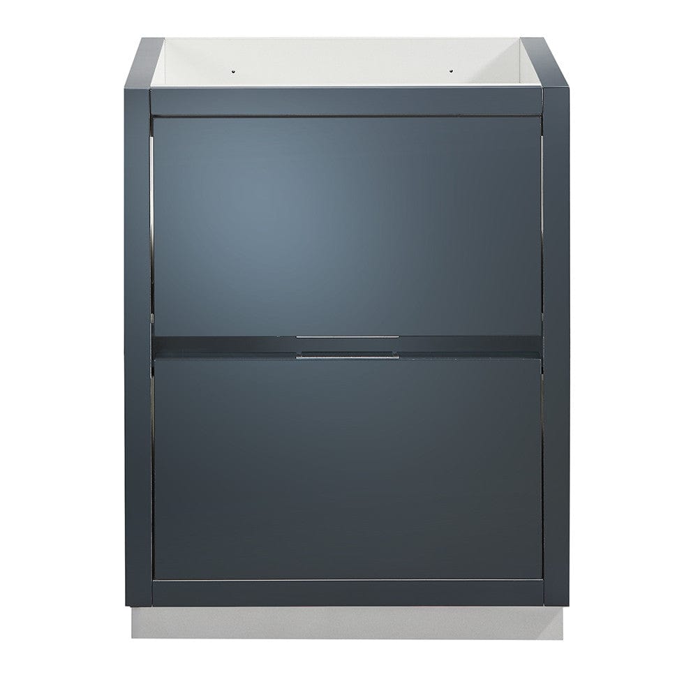 Fresca Valencia 24 Dark Slate Gray Free Standing Modern Bathroom Cabinet