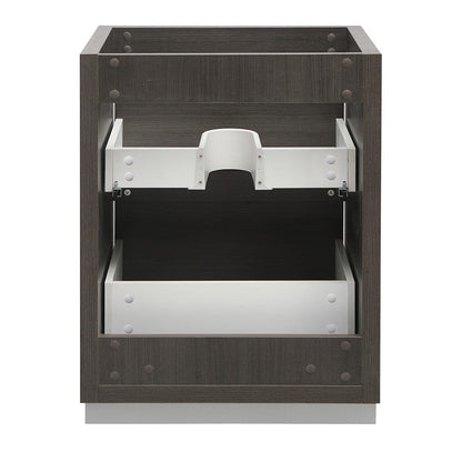 Fresca Valencia 24 Gray Oak Free Standing Modern Bathroom Cabinet