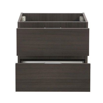 Fresca Valencia 24 Gray Oak Wall Hung Modern Bathroom Cabinet