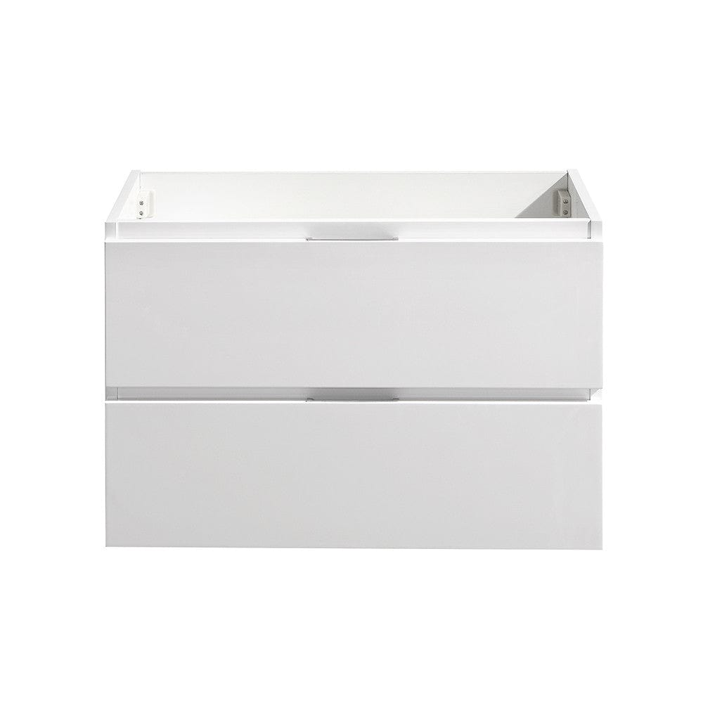 Fresca Valencia 30 Glossy White Wall Hung Modern Bathroom Cabinet