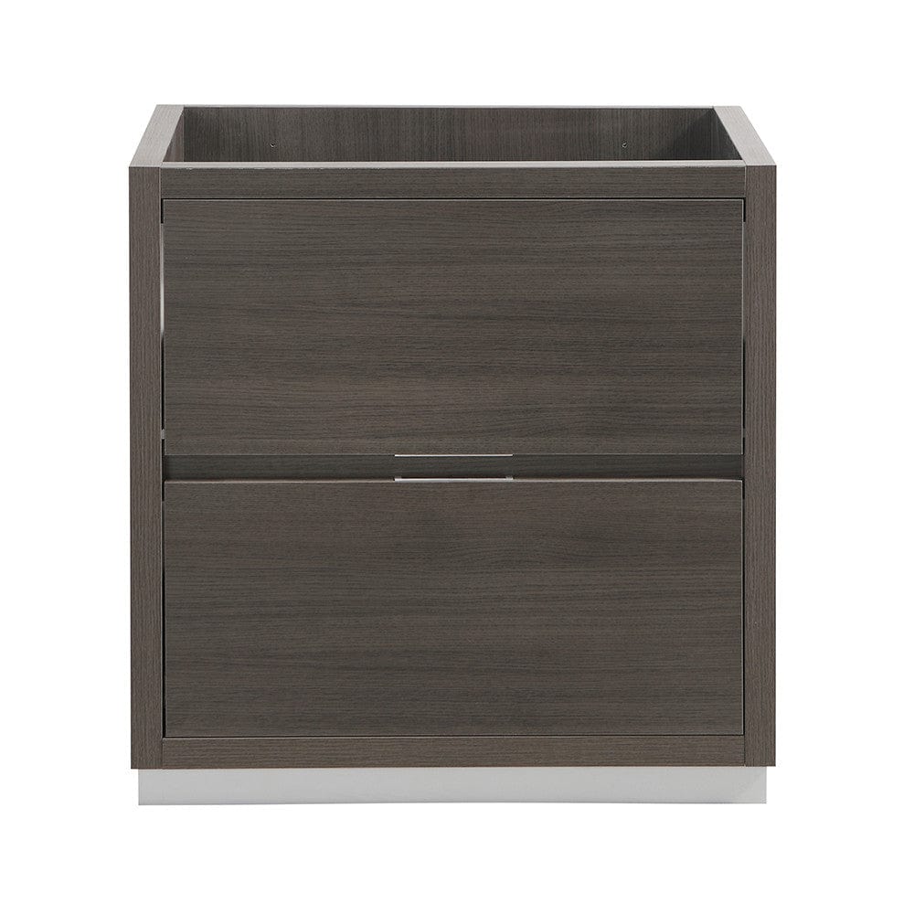 Fresca Valencia 30 Gray Oak Free Standing Modern Bathroom Cabinet