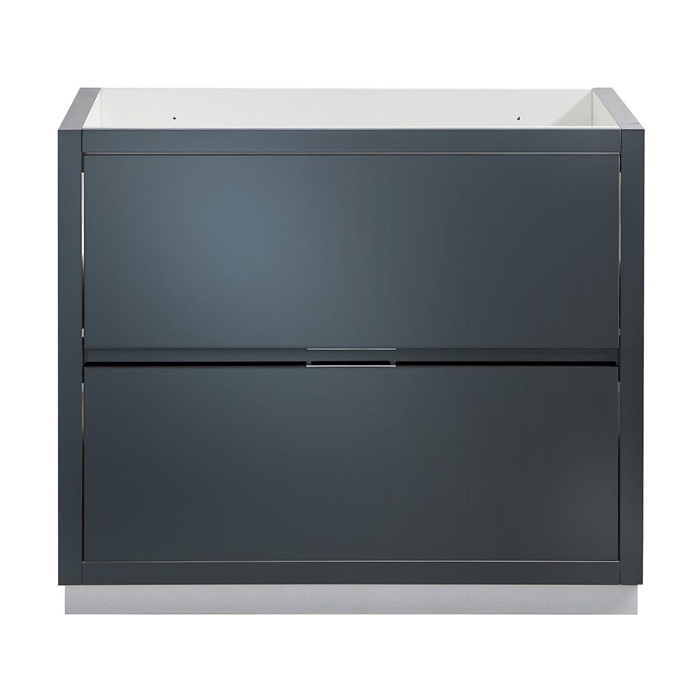 Fresca Valencia 36 Dark Slate Gray Free Standing Modern Bathroom Cabinet