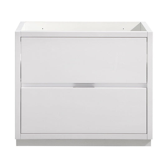 Fresca Valencia 36 Glossy White Free Standing Modern Bathroom Cabinet