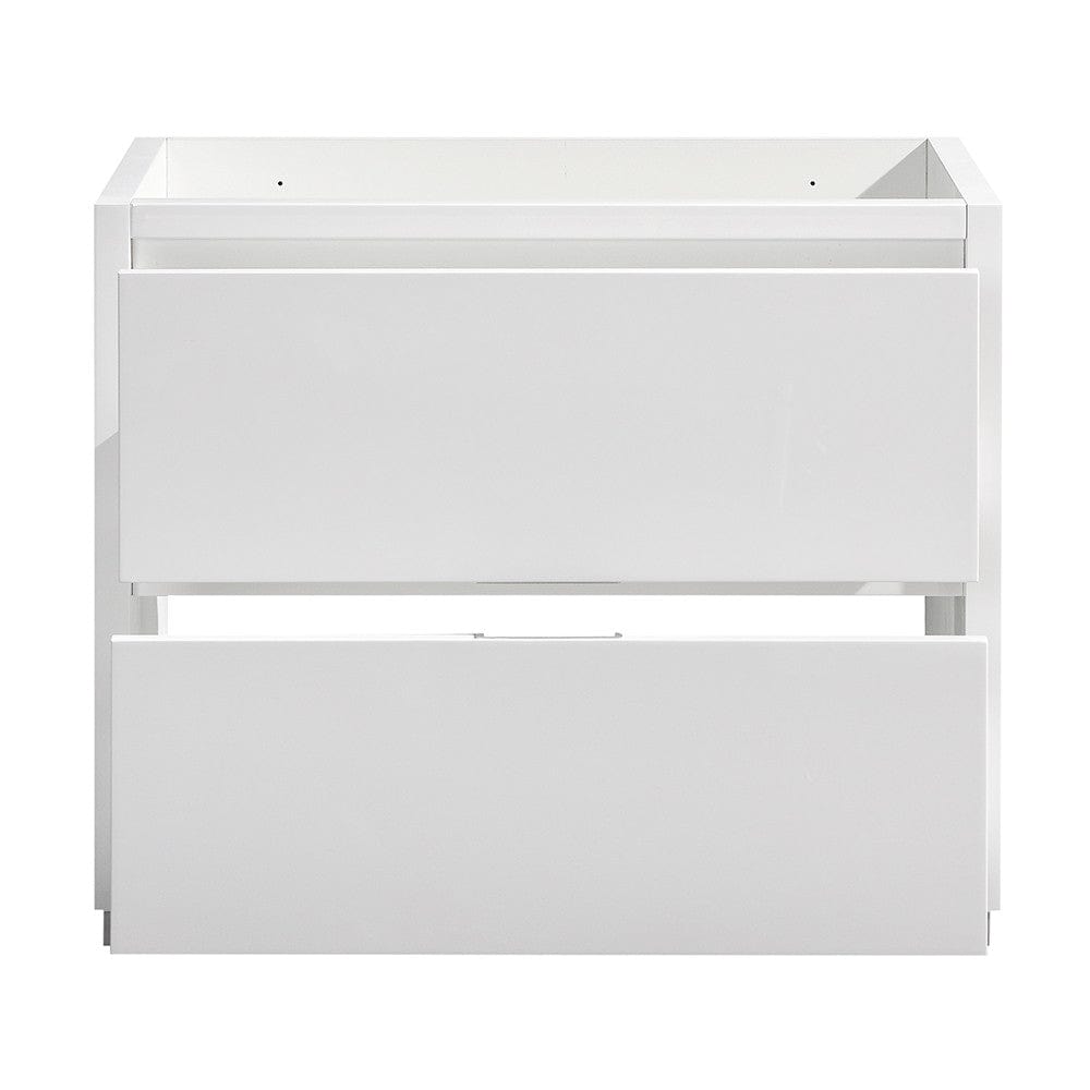 Fresca Valencia 36 Glossy White Free Standing Modern Bathroom Cabinet