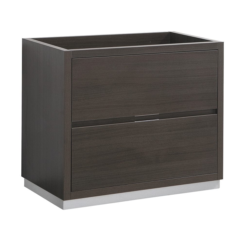 Fresca Valencia 36 Gray Oak Free Standing Modern Bathroom Cabinet