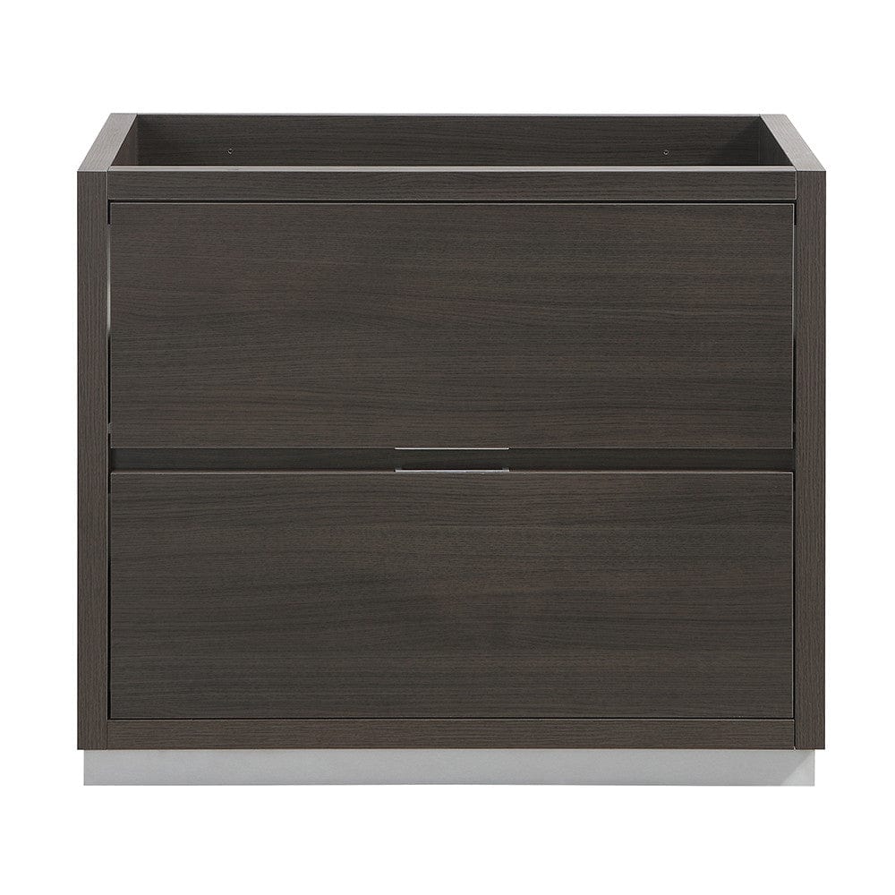 Fresca Valencia 36 Gray Oak Free Standing Modern Bathroom Cabinet