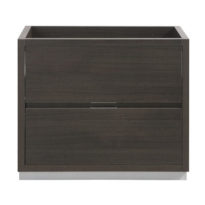 Fresca Valencia 36 Gray Oak Free Standing Modern Bathroom Cabinet