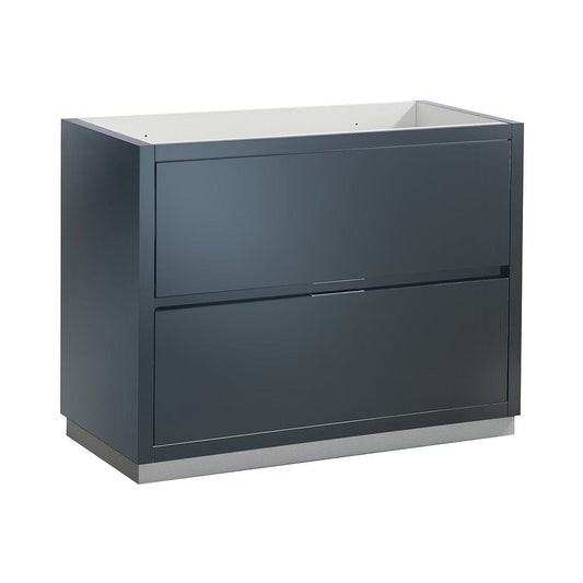 Fresca Valencia 40 Dark Slate Gray Free Standing Modern Bathroom Cabinet