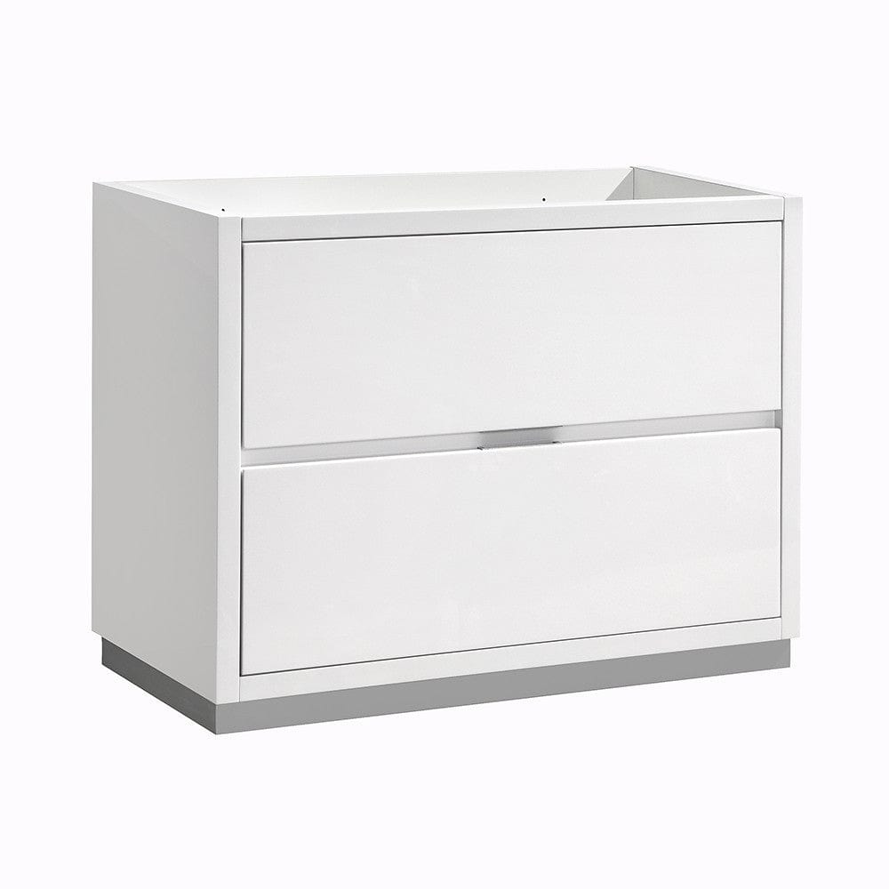 Fresca Valencia 40 Glossy White Free Standing Modern Bathroom Cabinet