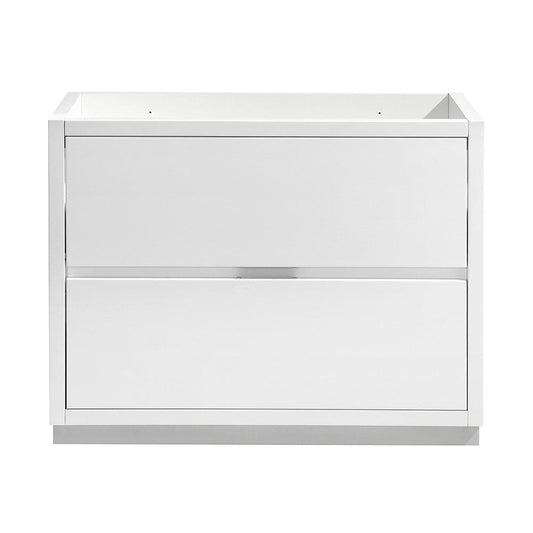 Fresca Valencia 40 Glossy White Free Standing Modern Bathroom Cabinet