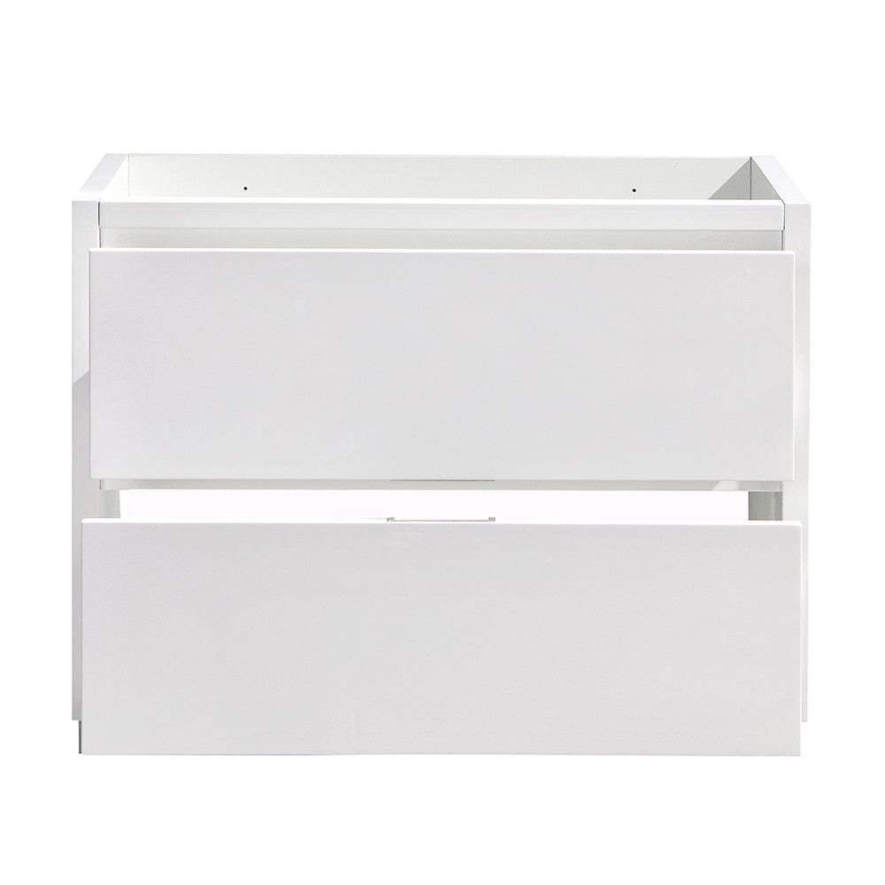 Fresca Valencia 40 Glossy White Free Standing Modern Bathroom Cabinet