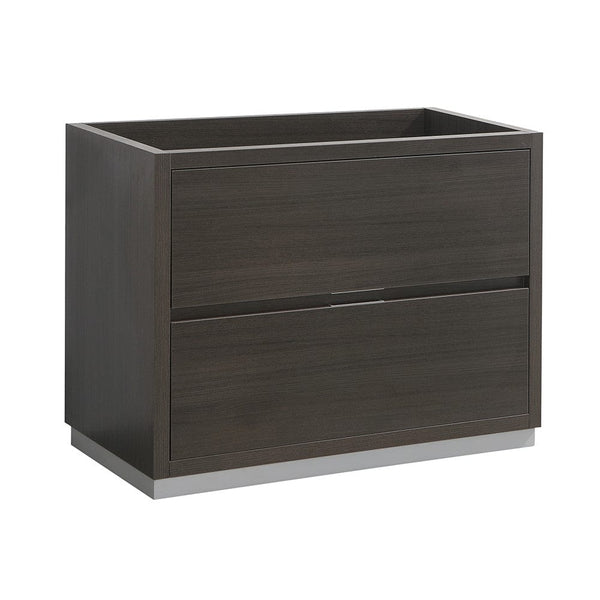 Fresca Valencia 40 Gray Oak Free Standing Modern Bathroom Cabinet