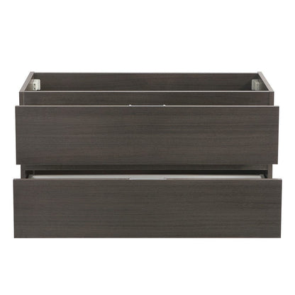 Fresca Valencia 40 Gray Oak Wall Hung Modern Bathroom Cabinet